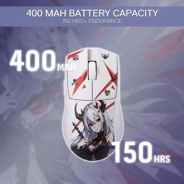 Alt view image 7 of 7 - Redragon M916AK PRO 3-Mode Anime 42G Ultra-Light 26K DPI Ful