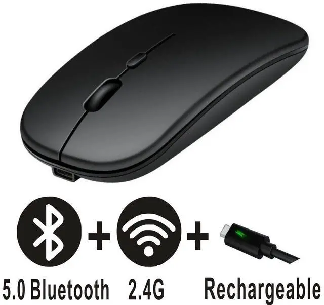 Main image of Rechargeable Bluetooth Mouse Wireless Dual Mode 5.2 Silent