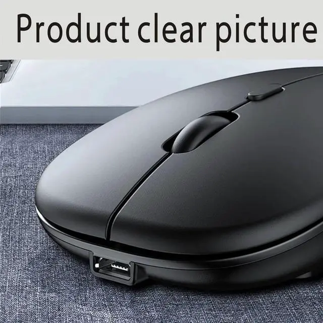 Alt view image 6 of 7 - Rechargeable Bluetooth Mouse Wireless Dual Mode 5.2 Silent