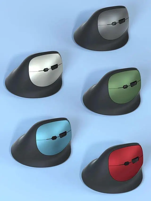 Alt view image 5 of 7 - Vertical Mouse Wireless Bluetooth5.0 2.4G Ergonomic Mice 160