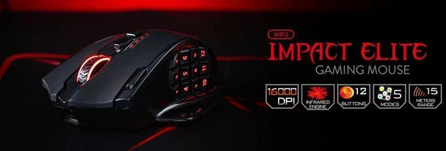 Main image of Redragon M913 Gaming 16000 DPI Wired 2.4Ghz Wireless RGB Opt