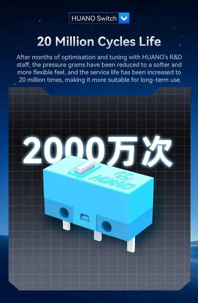 Alt view image 7 of 7 - Attack Shark X11 Wireless mouse, three-mode connection 2.4GH