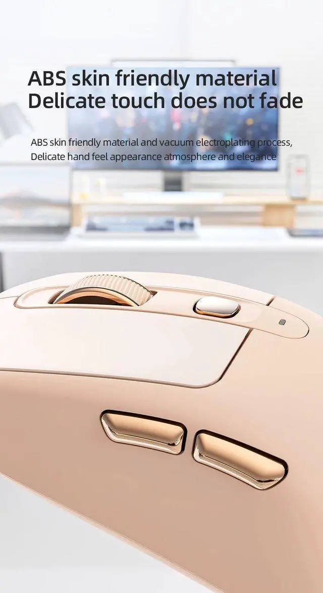 Alt view image 5 of 7 - Lightweight 2.4G wireless mouse, Bluetooth dual-mode, low-fr