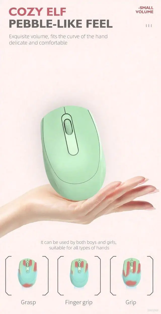 Alt view image 4 of 7 - Wireless Rechargeable Bluetooth 2.4G USB Mouse Silent 1600DP