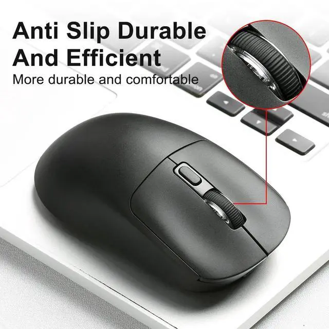 Alt view image 5 of 7 - Wireless Mouse Rechargeable Bluetooth-compatible &2.4G Mouse
