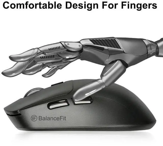 Alt view image 7 of 7 - Wireless Mouse Rechargeable Bluetooth-compatible &2.4G Mouse