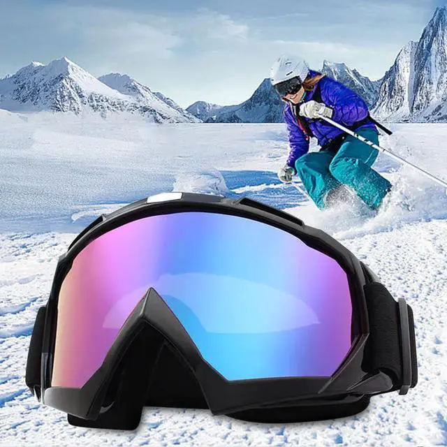 Alt view image 2 of 7 - Ski Goggles Anti-Fog Mountain Ski Goggles Snow Snowboard Gla