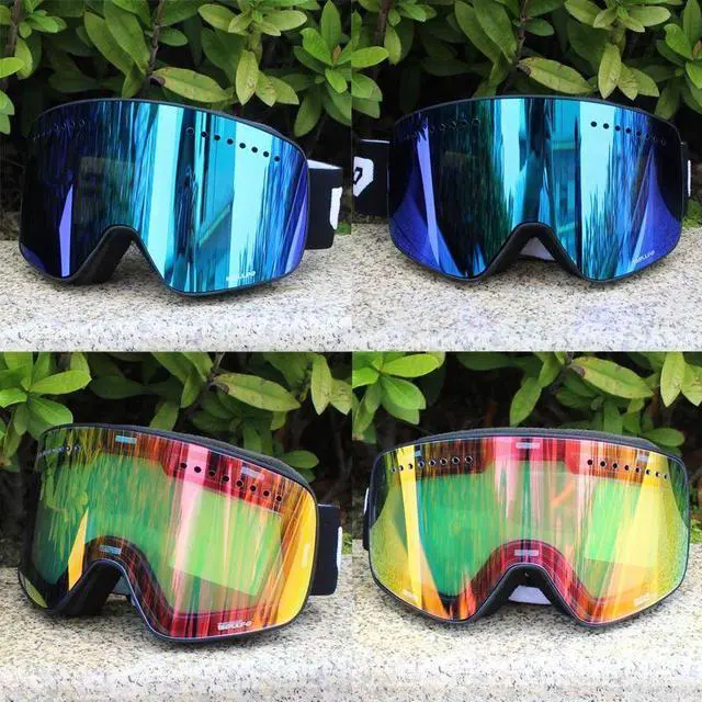 Alt view image 5 of 7 - Ski Goggles with Magnetic Double Layer Polarized Lens Skiing