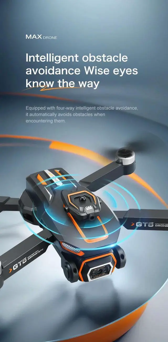 Alt view image 5 of 7 - New Mini GT5 brushless motor 6K professional HD camera Obsta