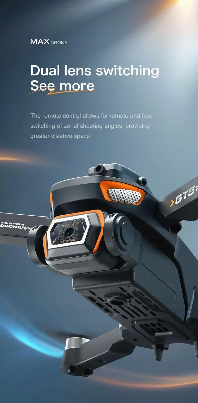 Alt view image 7 of 7 - New Mini GT5 brushless motor 6K professional HD camera Obsta