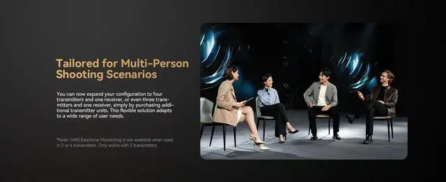 Alt view image 6 of 7 - Hollyland Lark Max 2 Wireless Microphone Timecode Wireless A