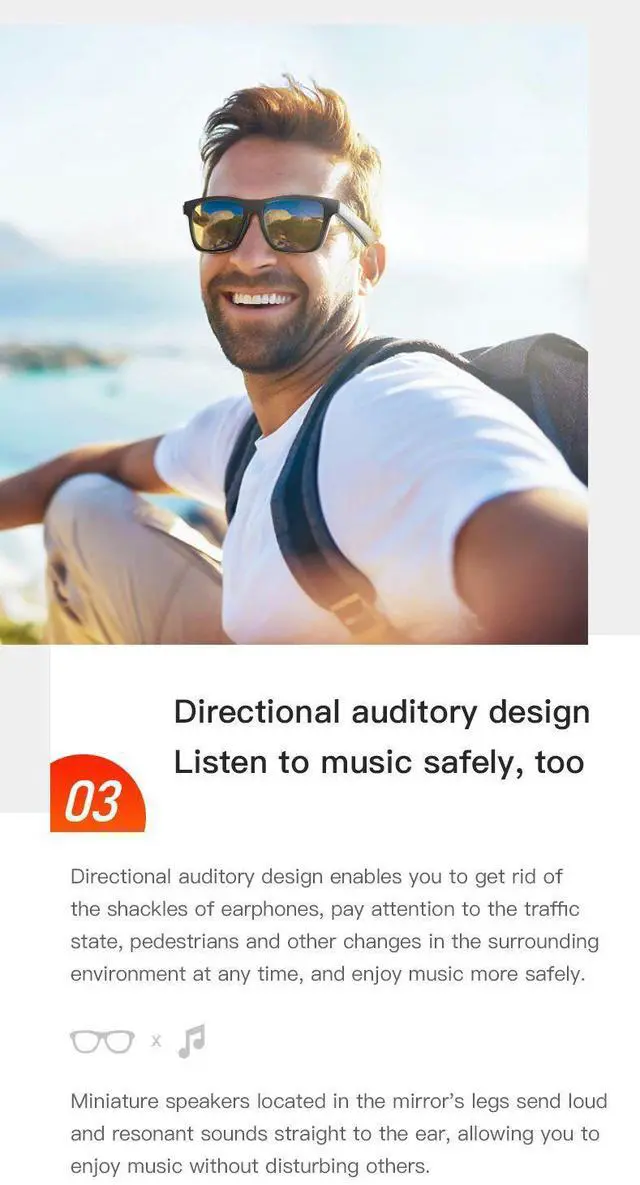 Alt view image 5 of 7 - 2025 E13PRO New Smart Glasses AI Translation Glasses Bluetoo