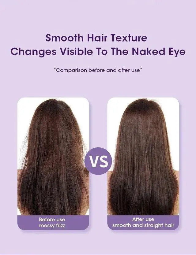 Alt view image 6 of 7 - Wireless Professional Hair Straightener Curler Comb Fast Hea