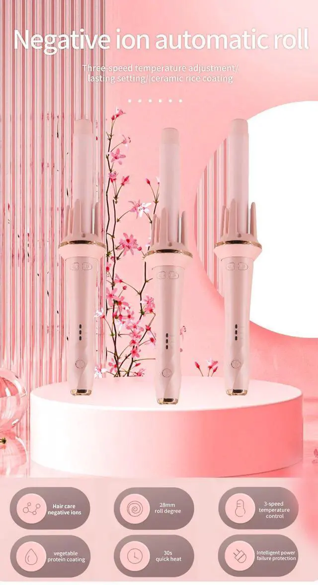 Alt view image 3 of 7 - Automatic Curler Negative Ion Lazy Person Large Curling Wave