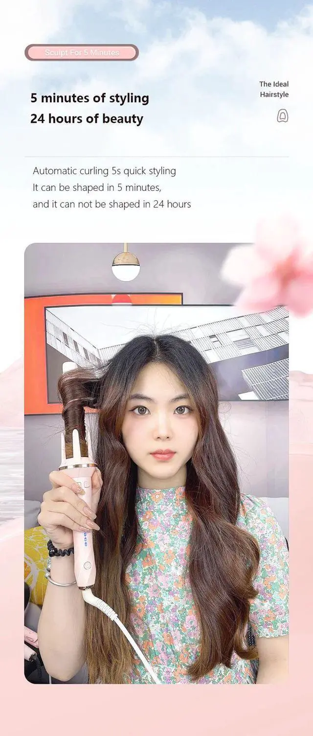 Alt view image 7 of 7 - Automatic Curler Negative Ion Lazy Person Large Curling Wave