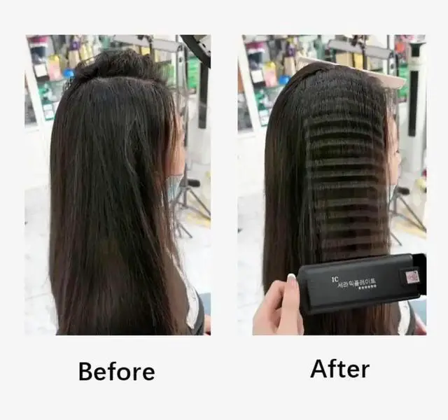 Alt view image 7 of 7 - 6 Teeth Hair Corrugated Iron For Volumizing And Fluffy Hairs