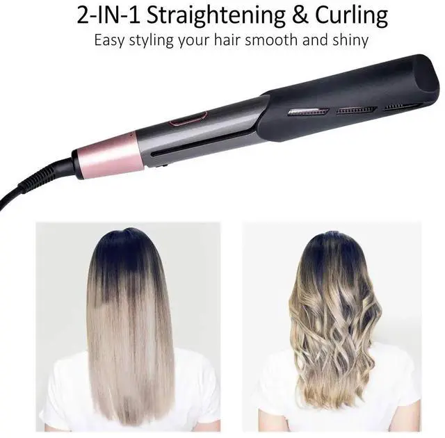 Alt view image 7 of 7 - 2 in 1 Hair Straightener And Curler Twist Straightening Curl