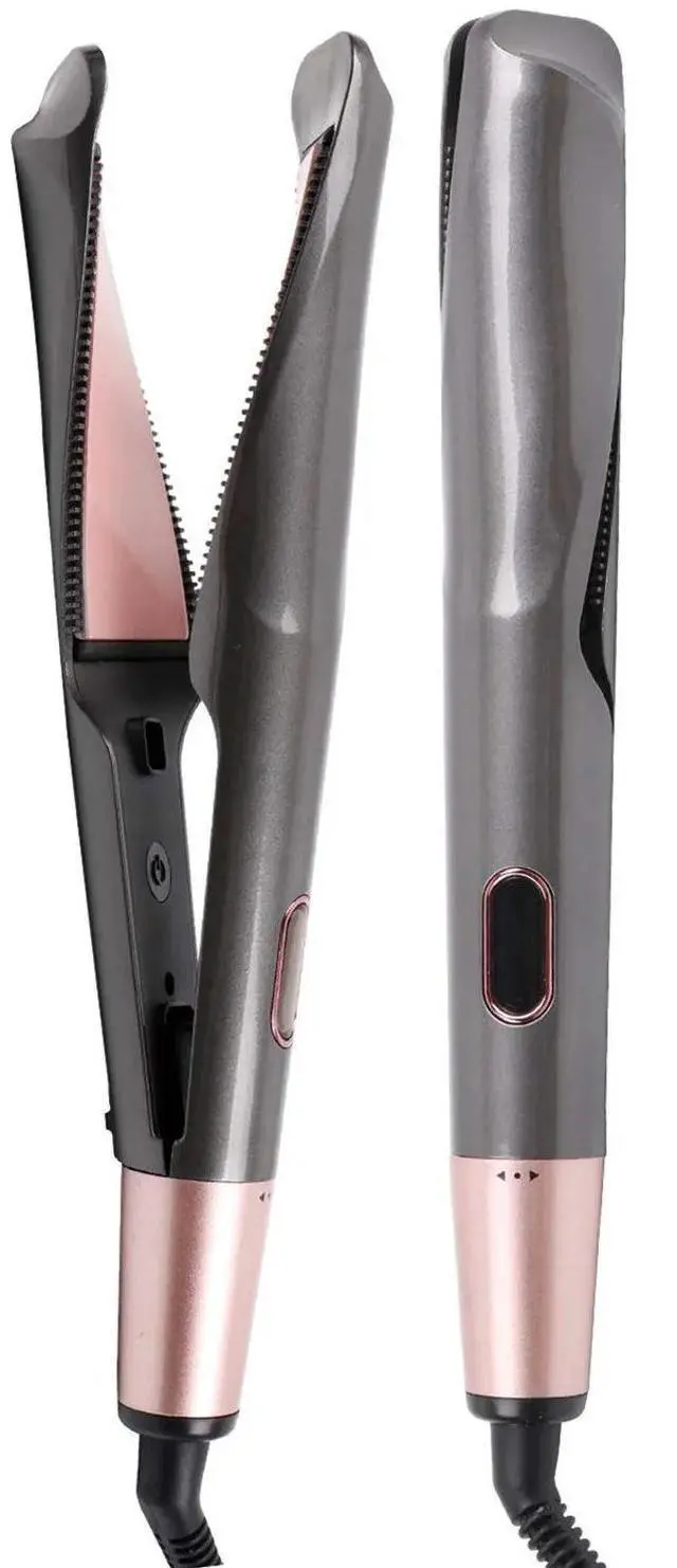 Alt view image 2 of 7 - 2 in 1 Hair Straightener And Curler Twist Straightening Curl