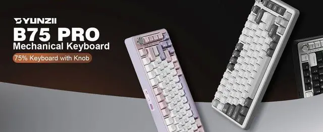 Main image of YUNZII B75 PRO 82-Key Wireless Mechanical Gaming?Keyboard, G