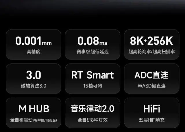 Alt view image 2 of 6 - NEW MCHOSE Mix 87 Magnetic Axis Mechanical Keyboard ARGB Lig