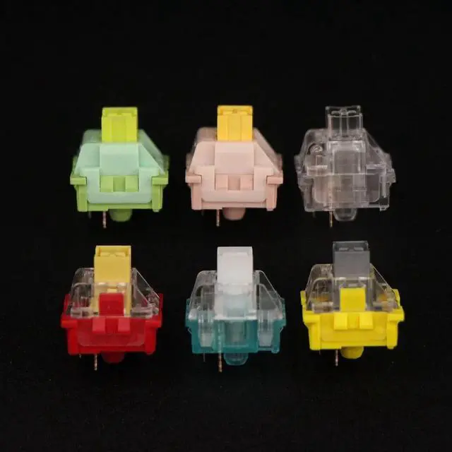 Alt view image 4 of 7 - Outemu Switches Mechanical Keyboard Switch 3Pin Silent Click