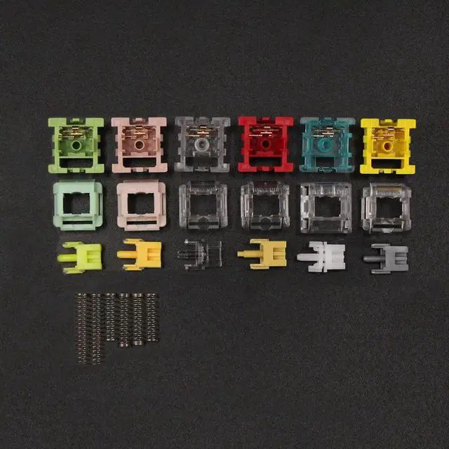 Alt view image 5 of 7 - Outemu Switches Mechanical Keyboard Switch 3Pin Silent Click