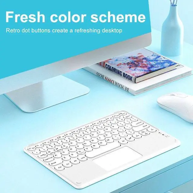 Alt view image 5 of 7 - Touchpad Bluetooth Keyboard Trackpad Wireless Bluetooth Keyb