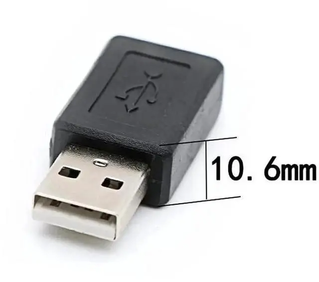 Alt view image 5 of 5 - 3 Pack USB 2.0 A Male to USB Micro Female Adapter Converter