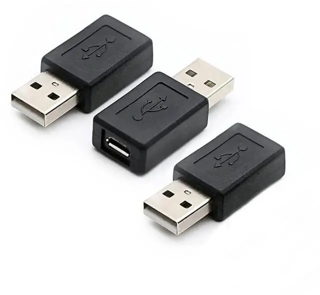 Main image of 3 Pack USB 2.0 A Male to USB Micro Female Adapter Converter