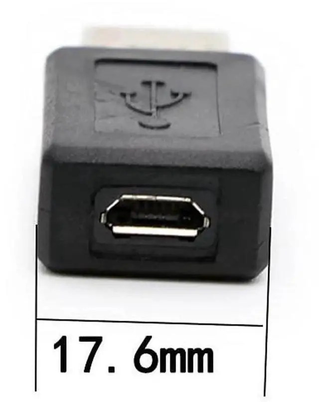 Alt view image 4 of 5 - 3 Pack USB 2.0 A Male to USB Micro Female Adapter Converter