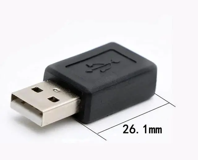Alt view image 3 of 5 - 3 Pack USB 2.0 A Male to USB Micro Female Adapter Converter