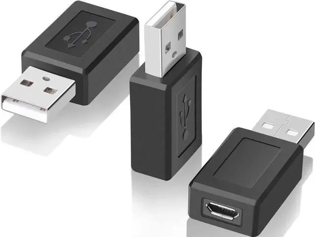 Main image of Mini USB Adaptor USB 2.0 A Male to USB Micro Female Converter (3 Pack)