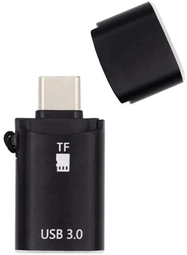Main image of 10Gbps USB-C Type-C to USB 3.0 Female OTG & TF Micro-SD Card Reader Adapter for Laptop Tablet Phone