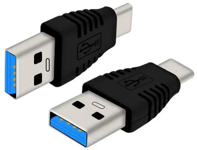 Alt view image 2 of 7 - Type-C Male to USB3.0 Male AdapterUSB C to USB A 5G 3A Converter, USB 3.1 AM to CM Support Data Synchronization and Charging, Suitable for Mobile Phones, Computers,2-Pack