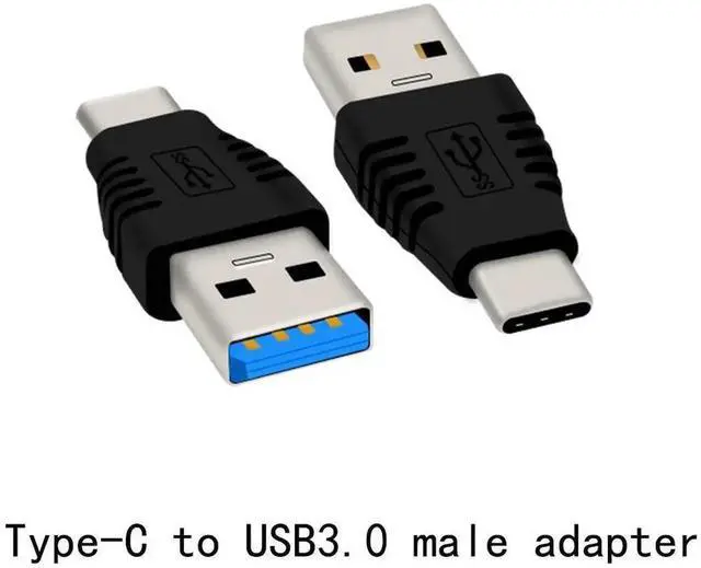 Alt view image 5 of 7 - Type-C Male to USB3.0 Male AdapterUSB C to USB A 5G 3A Converter, USB 3.1 AM to CM Support Data Synchronization and Charging, Suitable for Mobile Phones, Computers,2-Pack