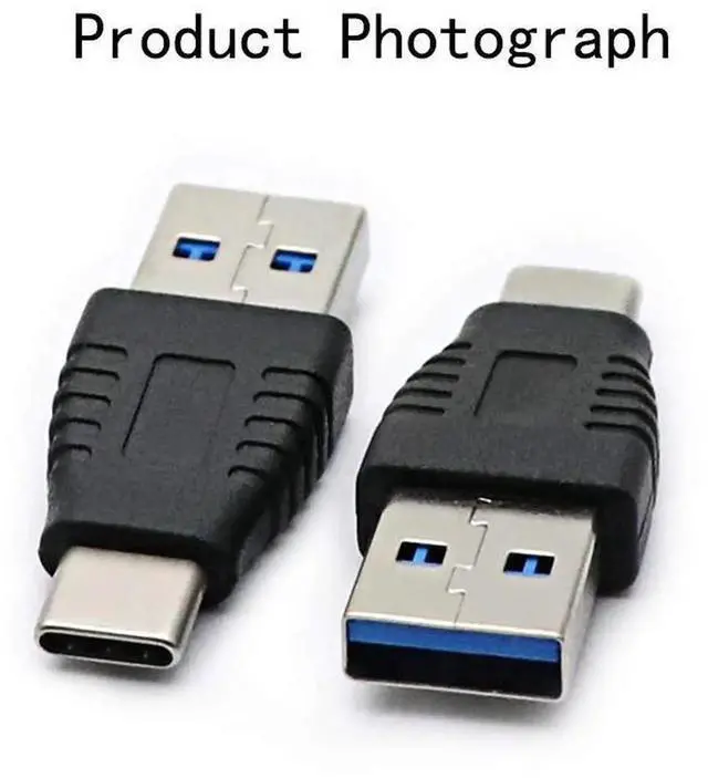 Alt view image 7 of 7 - Type-C Male to USB3.0 Male AdapterUSB C to USB A 5G 3A Converter, USB 3.1 AM to CM Support Data Synchronization and Charging, Suitable for Mobile Phones, Computers,2-Pack