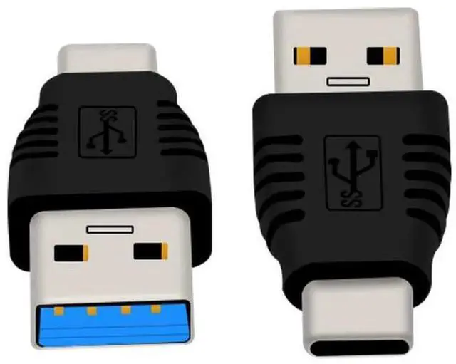 Alt view image 4 of 7 - Type-C Male to USB3.0 Male AdapterUSB C to USB A 5G 3A Converter, USB 3.1 AM to CM Support Data Synchronization and Charging, Suitable for Mobile Phones, Computers,2-Pack