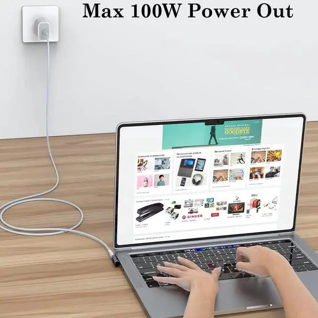 Alt view image 7 of 7 - 90 Degree Right Angle USB C Male to USB C Female Adapter 2 Pack, 40Gbps USB Type C Thunderbolt 4/3 Extender for MacBook Pro, iMac, iPad Pro, Tablet, Phones and Other Type C Devices