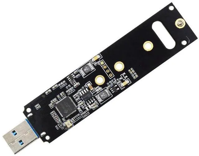 Alt view image 7 of 7 - NVME to USB Adapter, M.2 SSD to Type-A Card (No Cable Need), High Performance 10 Gbps USB 3.1 Gen 2 Bridge Chip, Use as Portable SSD, USB to M2 SSD Key M, Support Windows XP/ 7/8 /10, MAC OS