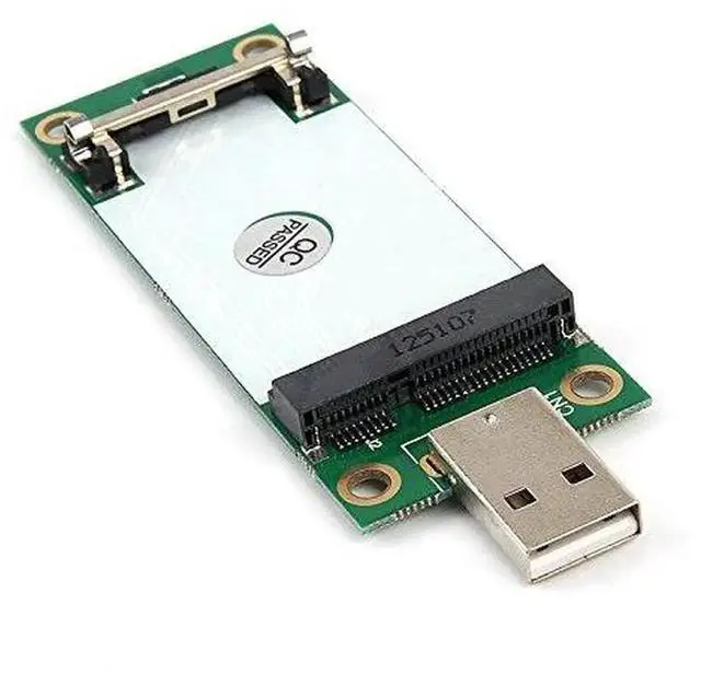 Alt view image 3 of 7 - Mini PCIe WWAN Card to USB Adapter with SIM Slot, Mini PCI Express WWAN/LTE/4G Module Tester Converter, Support 30mm 50mm Wireless Wide Area Network Card