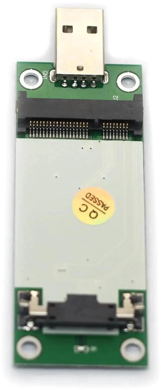 Alt view image 5 of 7 - Mini PCIe WWAN Card to USB Adapter with SIM Slot, Mini PCI Express WWAN/LTE/4G Module Tester Converter, Support 30mm 50mm Wireless Wide Area Network Card