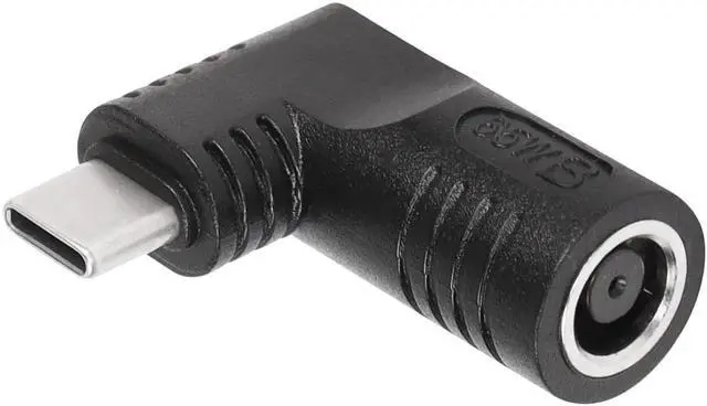 Main image of 65W PD DC 7.4mm x 5.0mm Female (7.4mm x 0.6mm) Input to USB Type C Male Power Charging Adapter,Uilt-in with PD Automatic Identification Induction Chip,for Phones,Tablets, Laptops(black 7406 B)