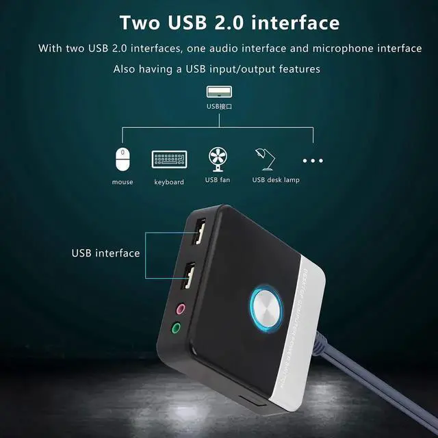 Alt view image 7 of 7 - Reset HDD Button Switch Desktop PC Computer Case Power Supply Supplies on/Off with Dual USB PortsAudio Ports and Reset HDD Push Button Switch for Home, Office, Internet Cafes(Cable 120CM