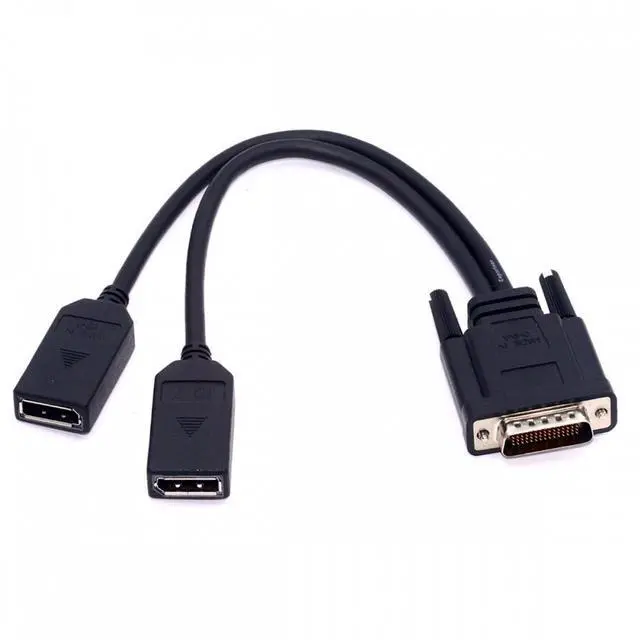 Main image of LFH DMS-59Pin Male to Dual DP Displayport Female Splitter Extension Dongle Cable for Desktop Computer Graphics Card 03T8403 XP688AA