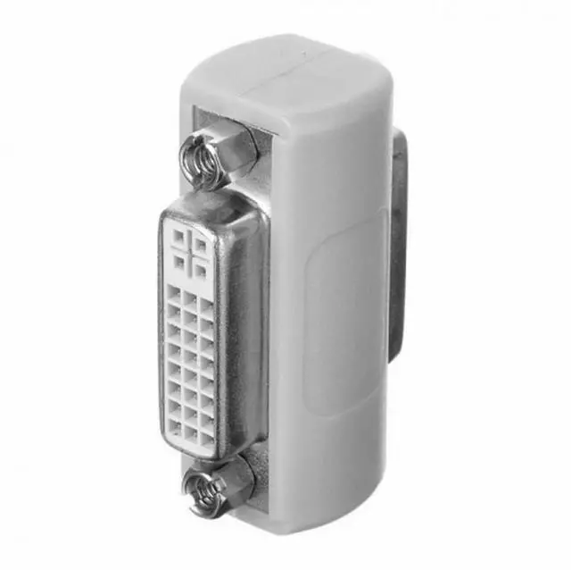 Alt view image 4 of 5 - DVI 24+5 Female to DVI 24+5 Female VIDEO Converter Adapter 180 degree extender