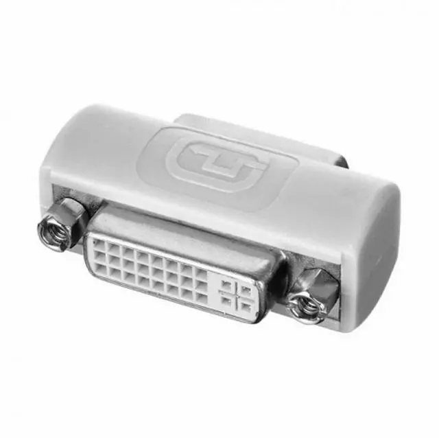 Alt view image 2 of 5 - DVI 24+5 Female to DVI 24+5 Female VIDEO Converter Adapter 180 degree extender