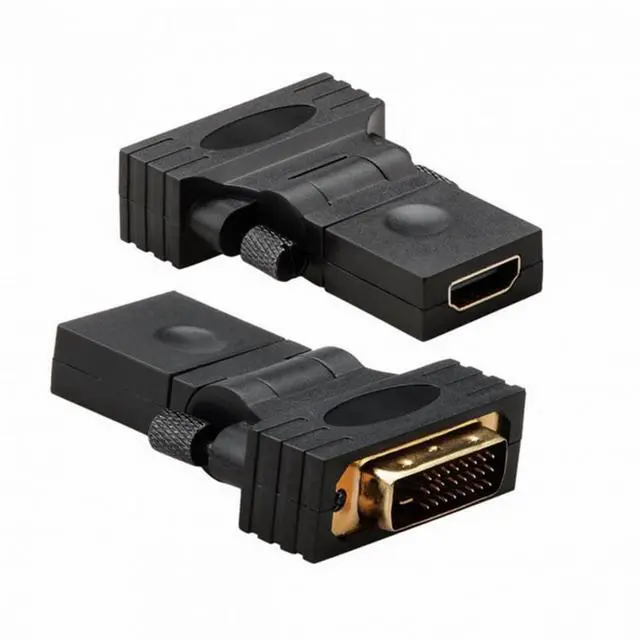Alt view image 5 of 5 - 1080p DVI male to HDMI Female 360 degree Rotating Swivel Adapter for HDTV Video Card