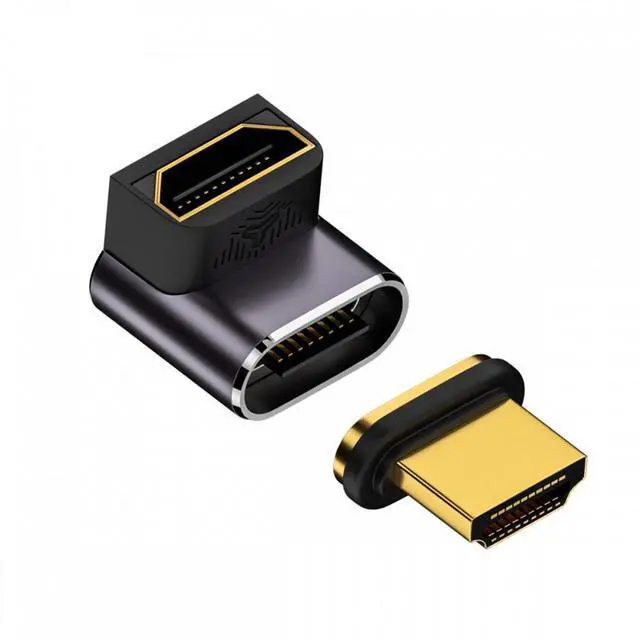 Main image of 90 Degree Up Angled Magnetic 8K Type-A HDMI 2.1 Male to Female Straight Video Adapter for Laptop HDTV