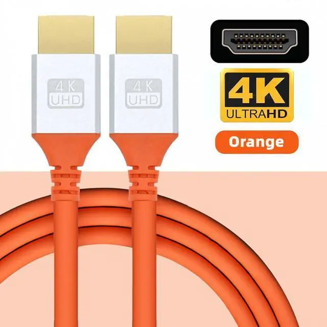 Alt view image 2 of 5 - HDMI 4K to HDMI Ultra Soft High Flex HDTV Cable Hyper Super Flexible Cord High Speed Type-A Male to Male for Computer HDTV