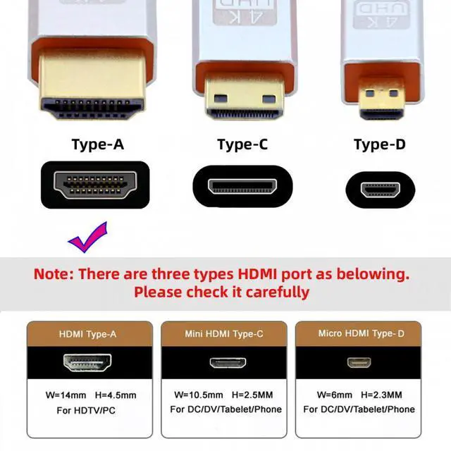 Alt view image 5 of 5 - Magnetic Separate Connector 8K Type-A HDMI 2.1 Male Straight 19Pin Contacts Video Adapter for Laptop HDTV